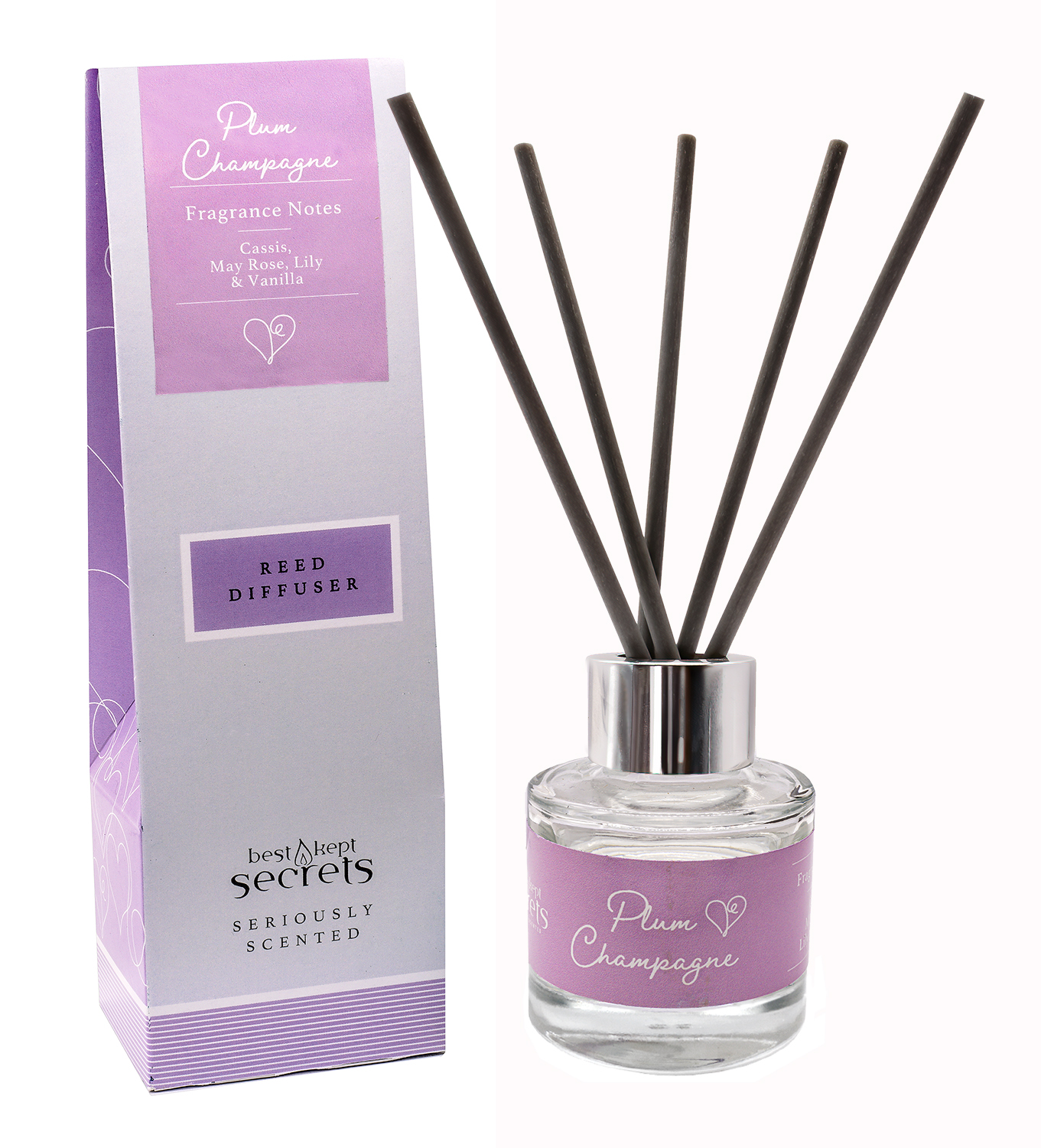 Reed Diffusers - 50ml, Plum Champagne